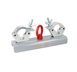 Heavy Duty Fixed Point Truss Plate, Doughty T55710 (cc 150-250mm) wll 500 kg - silver