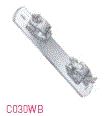 Veggbrakett Litec, med 2 stk half-coupler C030WB 29 cm