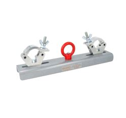 Heavy Duty Fixed Point Truss Plate, Doughty T55715 (cc 200-400mm) wll 500 kg - silver