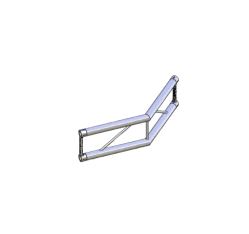 Hjørne, Litec Std FX30SA 2-veis flat 29cm (50x2mm) 135° vert
