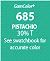 Fargefilter GamColor® 685, Pistachio - B=1.22 x 1 meter