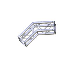 Hjørne, Litec Std QX30SA 2-veis firkant 29cm (50x2mm) 135°