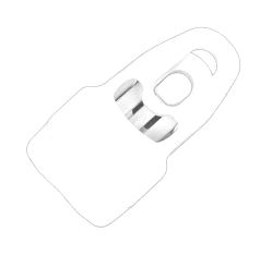 Easyfix (hold-on) klemme, L=8cm Nylon 20 g - hvit