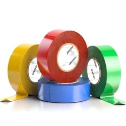 Merketape PVC, Tickitape B=19mm / 33m, rød (1 rull)
