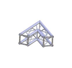 Hjørne, Litec Std QX40SA 2-veis firkant 40cm (50x2mm) 45°
