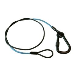 Sikkerhetslenke wire wll 15 kg, Vision L=75 cm - svart