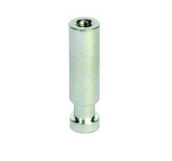Aluminium Solo Spigot (16mm) Doughty T73380 (M10) - silver