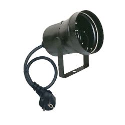 Pin-Spot, Showtec Pinspot 6v/30w m/trafo - svart
