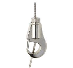 30SV (3mm-102kg) Reutlinger Cable Holder w Hook - black