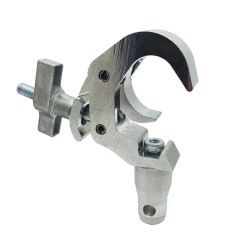 S/L Q/Trigger Clamp With Half Connector, Doughty T45830 wll 100 kg - silver