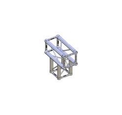 T-stykke, Litec Std QX40SA 3-veis firkant 40cm (50x2mm)