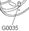 Reservedel, for Par 64 - (G0035) Cap Location Pin