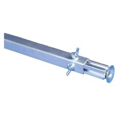 Teleskopbein, 4 bein 40x40mm variabel fra 50=>80 cm - sett