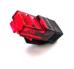 Termineringsplugg, CPOINT RJ45 DMX512 terminator 120 Ohm (Red = 1 Universe)