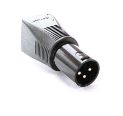Adapter XLR til RJ45, CPOINT 3-Pin XLR Han - svart