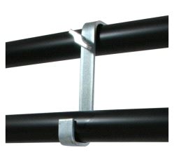 Double Ended 180° Hook Clamp (cc 150mm) Doughty T19700 wll 40 kg - silver