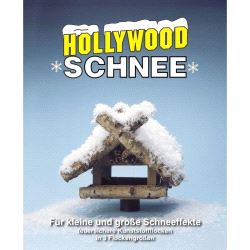 Kunstig snø HOLLYWOOD svart, sekk á 5 kg / 350 liter