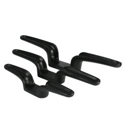 Flyrail Cleat (440mm) Doughty T41900 - heavy duty aluminium - black