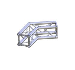 Hjørne, Litec Std QX40SA 2-veis firkant 40cm (50x2mm) 120°