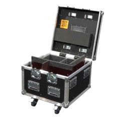 Flightcase Amptown, for ROXX Show mini Series, 4 enheter 80x60cm svart