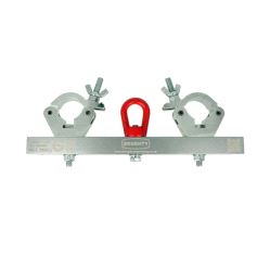 Solid Hanging Truss Adaptor, Doughty T55720 wll 250 kg - silver