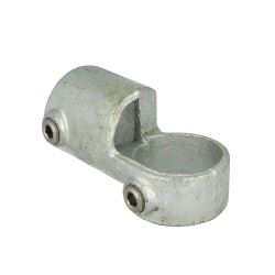 Pipeclamp Short Tee Swivel Pair, Doughty T14800 - silver