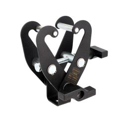 Light Duty Scissor Clamp, Doughty T29850 wll 100 kg - black