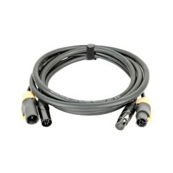 Hybridkabel, DAP FP236 - True1 powerCON han/hun->XLR 5pin 3x1.5mm² 6m