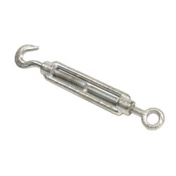 Hook and Eye Strainer (M8 x125mm) Doughty T39500 wll 130 kg - silver
