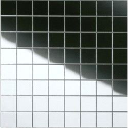 Speilfolie mosaikk 10x10mm, B=50cm 1490g/m² PS sølv - L=2.6m