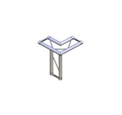 Hjørne, Litec Std FX30SA 3-veis flat 29cm (50x2mm) right hor