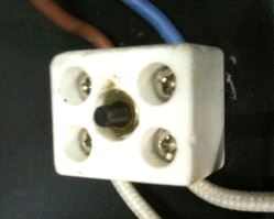 Reservedel, for Par 64 - Ceramic Block, "sukkerbit" porselen
