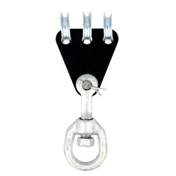 Koblingsvirvel, Doughty - 3 wirer->swivelring, 1000 kg