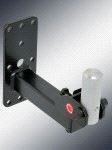 Veggbrakett WHUM35, med spigot Ø=35mm, maks 40kg - hvit