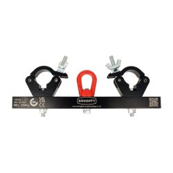 Solid Hanging Truss Adaptor, Doughty T55725 wll 250 kg - black
