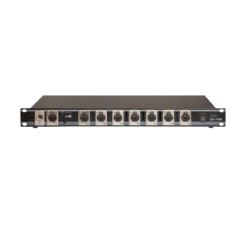 DMX-splitter, PLS SPLIT 7 RDM 1 inn 7 ut XLR 3-pin i front