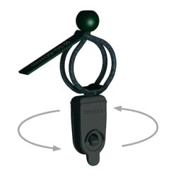 G-Quick 2.0 fastener for flying bars Ø 50-60 mm - rød