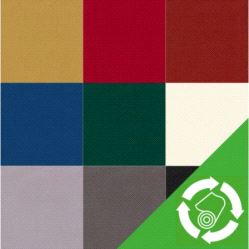 Velour Barcelona RETEX B140cm 380g/m² Trevira CS eco B1 Farge dyp svart - 50m