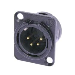 Kontakt, Neutrik XLR 4-pin HAN for chassis