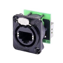 Kontakt, Neutrik EtherCon® NE8FDP-B Feedthrough Receptacle