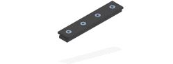 FlexTrack Light - Skjøtebeslag m/US.bolter (sett)