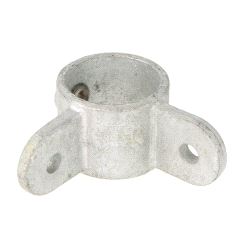 Pipeclamp Corner Swivel Combination 90° Male, Doughty T16800M - silver