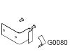 Reservedel, for Par 64 - (G0080) Gel Clip - messing