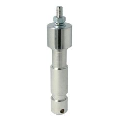 TV Spigot-Steel (28mm) Doughty T73100 (M12) - silver