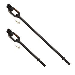 Double Ended Drop Arm (500mm) Doughty T45400 wll 100kg - black