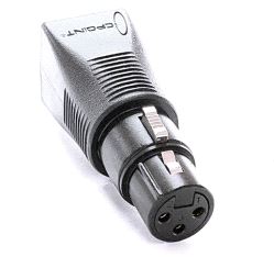 Adapter XLR til RJ45, CPOINT 3-Pin XLR Hun - svart